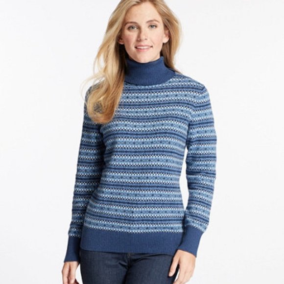 ll bean turtleneck sweater women's
